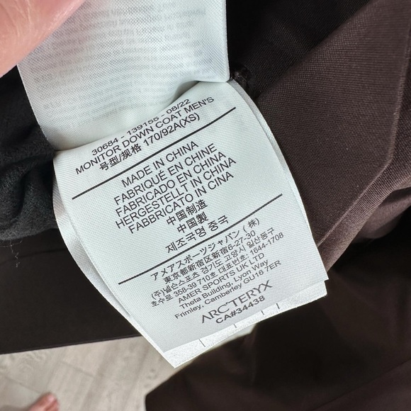 Arc’teryx Veilance Monitor Down Coat Men’s - Bitters - Picture 9 of 10